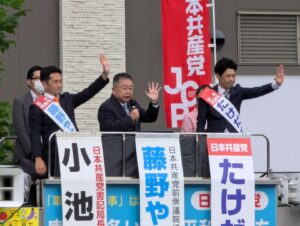 9/29　長野県キャラバン　長野4区の総決起街宣